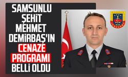 Samsunlu şehit Mehmet Demirbaş'ın cenaze programı belli oldu