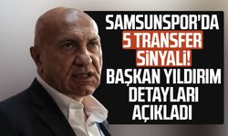 Samsunspor Başkanı Yüksel Yıldırım'dan transfer açıklaması: 5 kritik isim