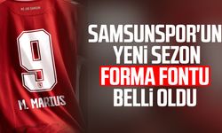 Samsunspor'un yeni sezon forma fontu belli oldu