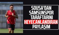 Afonso Sousa'dan Samsunspor taraftarını heyecanlandıran paylaşım