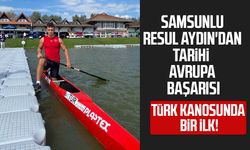 Samsunlu Resul Aydın Avrupa'da tarih yazdı