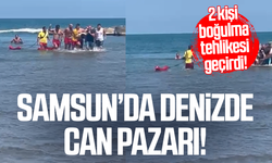 Samsun’da denizde can pazarı! 2 kişi hastaneye kaldırıldı