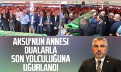 AK Parti Samsun Milletvekili Av. Ersan Aksu'nun annesi dualarla uğurlandı