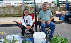 Tedavisi Samsun’da sürüyor! 10 yaşındaki Azra babası için tezgâhın başına geçti