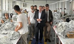 Alaçam'da atıl bina üretim üssüne dönüştü