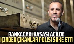 Bankadaki kasası açıldı! İçinden çıkanlar polisi şoke etti