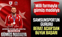 Samsunspor’un gururu Berat Acar’dan büyük başarı