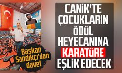 Canik'te çocukların ödül heyecanına Celal Karatüre eşlik edecek