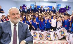 Samsun’da birinci sınıfların sıralarında Canik Belediyesi sürprizi