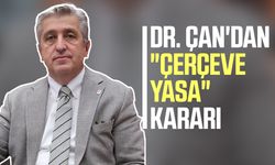 Yeni Parti Samsun Milletvekili Dr. Murat Çan'dan "çerçeve yasa" kararı