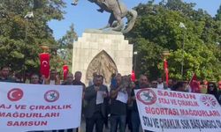 Samsun'da staj ve çıraklık sigortası mağdurlarından TBMM’ye çağrı