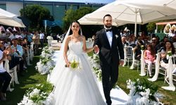 Samsun'da rüya gibi nikah! Gizem ile Yiğit mutluluğa "evet" dedi