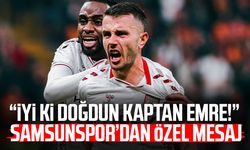 “İyi ki doğdun Kaptan Emre!” Samsunspor’dan özel mesaj