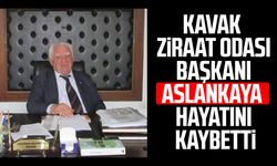Kavak Ziraat Odası Başkanı Süleyman Aslankaya hayatını kaybetti