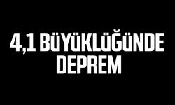Kayseri'de 4,1 büyüklüğünde deprem