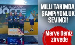 Milli takım zirvede! Samsunsporlu Merve Deniz'den büyük başarı