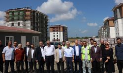 Orhan Kırcalı'dan Bafra’daki TOKİ konutları çalışmalarına ziyaret