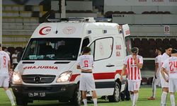 Oyuna girdi, 1 dakika sonra hastaneye kaldırıldı