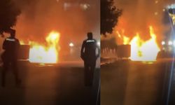 Samsun'da seyir halindeyken alev aldı! Araç küle döndü