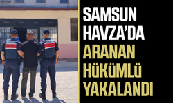 Samsun’da jandarma aranan kişiyi yol kontrolünde yakaladı!