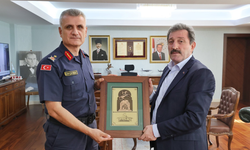 Samsun İl Jandarma Komutanı'dan Vali Tavlı'ya veda ziyareti
