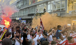 Samsun maç öncesi kırmızı-beyaza büründü!