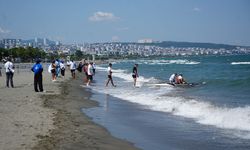 Samsun sahillerinde tehlike! Aman dikkat