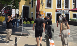 Samsun'da 3 aydır tek başına protesto eylemi yapıyor