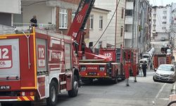 Samsun'da 6 katlı binada panik!