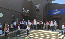 Samsun'da 66 öğrenci doğayla buluşmaya devam ediyor