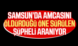 Samsun’da amcasını öldürdüğü öne sürülen şüpheli aranıyor