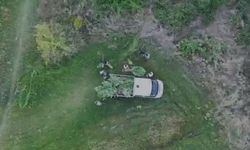 Samsun'da tarladaki sır drone ile çözüldü! 1 gözaltı