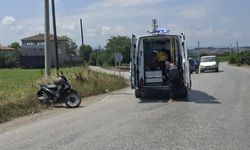 Samsun'da korkutan motosiklet kazası