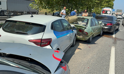 Samsun’da korkutan zincirleme kaza! 4 araç karıştı