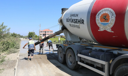 Samsun'da o ilçede ulaşımı rahatlatacak çalışma tamamlandı