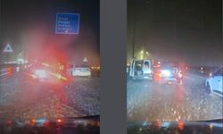 Samsun'da kuvvetli sağanak! O anlar cep telefonu kamerasında