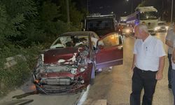 Samsun'da zincirleme kaza! 4 araç birbirine girdi
