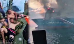 Samsun çıkışlı gemide can pazarı! Kurtarma anları kamerada
