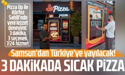 Samsun’dan Türkiye’ye yayılacak! 3 dakikada sıcak pizza