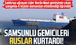 Samsunlu gemicileri Ruslar kurtardı!