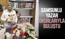 Samsunlu yazar okurlarıyla buluştu