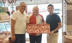 Kasap Mustafa Solak'ın Samsunspor aşkı! Sevdasını etlere işliyor