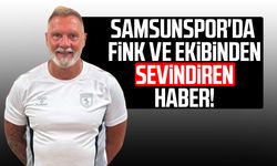 Samsunspor'da Fink ve ekibinden sevindiren haber!
