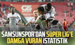 Samsunspor’dan Süper Lig’e damga vuran istatistik