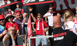 Samsunspor Westerlo maçında taraftardan tam destek