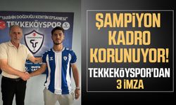 Tekkeköyspor'da istikrar hamlesi! İmzalar atıldı