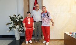 Canikli milli sporculara gurur karşılaması