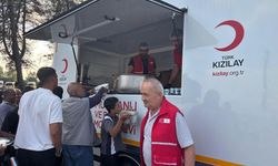 Samsun'da tarım işçilerinin yardımına Kızılay koştu