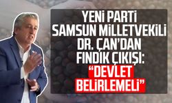 Yeni Parti Samsun Milletvekili Dr. Murat Çan’dan fındık çıkışı: “Devlet belirlemeli”