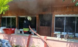 Samsun'da alevler fındık evini sardı